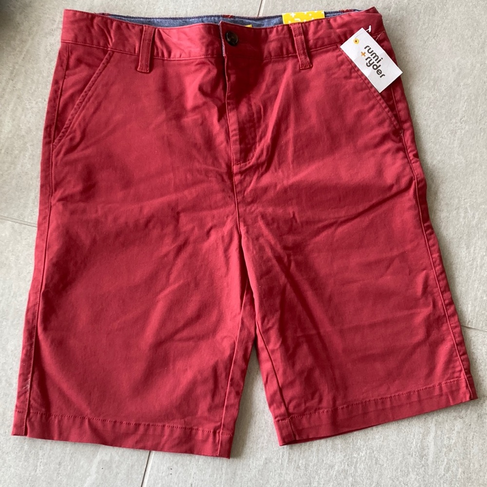 NWT red chino shorts for summer picnics and preppy adventures!